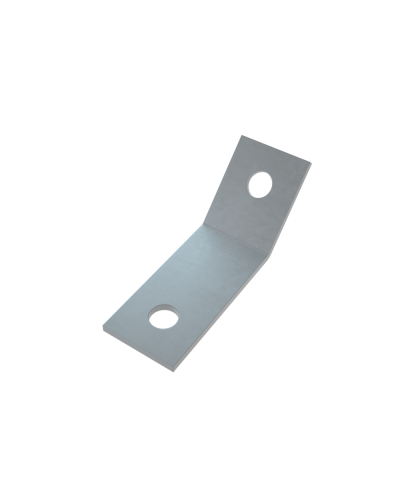 Уголок 45 гр. (2 отверстия) HD КМ-Профиль (USG45-2 HD) в Пятигорске Аксессуары для лотков Pintop.ru