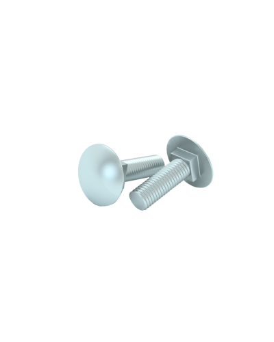 Болт с полукруглой головкой и квадратным подголовком М6х20 мм DIN 603 (упак. 150 шт) КМ-Профиль (BTG6-20) в Пятигорске Крепеж Pintop.ru