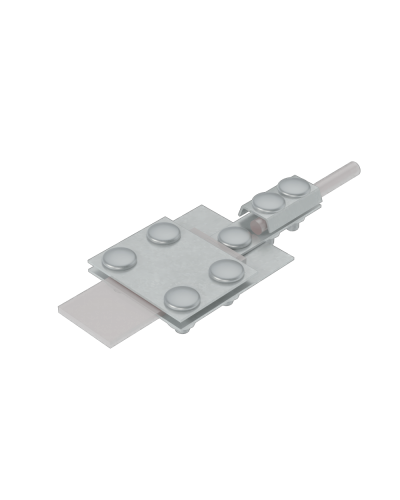 Универсальный контрольный соединитель полоса до 30 мм пруток Ø 5-8 мм INOX304 КМ-Профиль (UKS-B30-D5-8 INOX304) в Пятигорске Аксессуары для лотков Pintop.ru