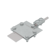 Универсальный контрольный соединитель полоса до 40 мм пруток Ø 5-8 мм INOX304 КМ-Профиль (UKS-B40-D5-8 INOX304)