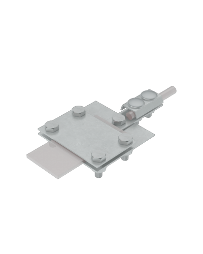 Универсальный контрольный соединитель полоса до 40 мм пруток Ø 5-8 мм HD КМ-Профиль (UKS-B40-D5-8 HD) в Пятигорске Аксессуары для лотков Pintop.ru