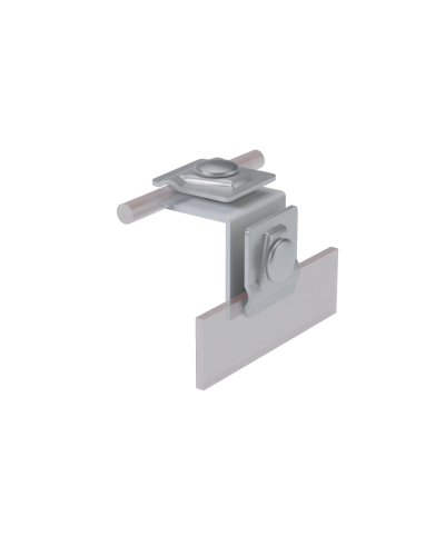 Фальцевый держатель H50 мм для прутка Ø 5-10 мм HD КМ-Профиль (FD-H50-D5-10 HD) в Пятигорске Монтажные материалы Pintop.ru