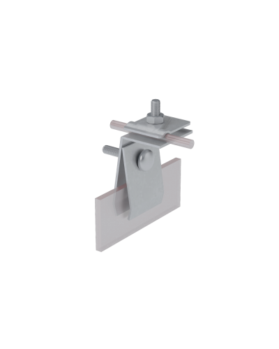 Фальцевый держатель H70 мм для прутка Ø 5-10 мм КМ-Профиль (FD-H70-D5-10) в Пятигорске Монтажные материалы Pintop.ru