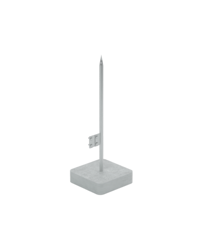 Вольностоящая молниеприемная мачта цельная H2,5 м HD КМ-Профиль (VMC-H2.5 HD) в Пятигорске Монтажные материалы Pintop.ru