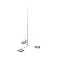 Вольностоящая молниеприемная мачта составная H3,5 м HD КМ-Профиль (VMR-H3.5 HD)