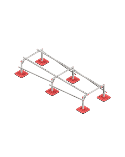Опорная конструкция для установки оборудования TECHNORAPTOR FOOT 1000х3000 HD КМ-профиль (KM-TR-F-SSEI-1000-3000 HD) в Пятигорске Системы видеонаблюдения Pintop.ru