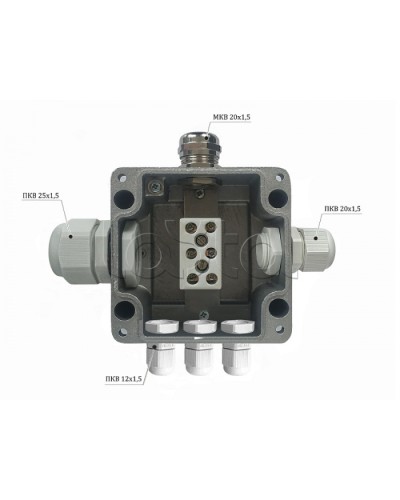 Металлическая коробка соединительная Магнито-контакт МКС 2ВК «МОРОЗ» с датчиком вскрытия корпуса (тампером), IP66/IP68 в Пятигорске Распределительные коробки Pintop.ru