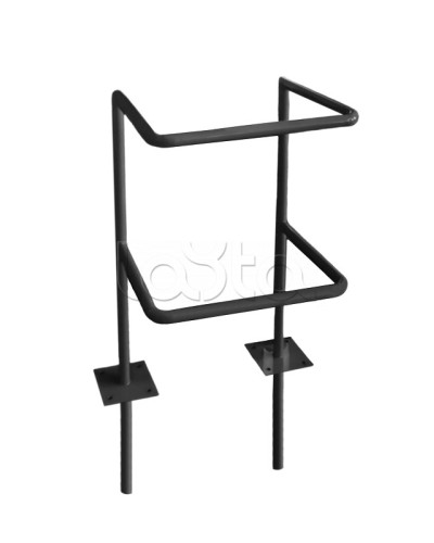 Ограждение стойки считывателя ОС-1 АЯКС, цвет черный, «под бетонирование» Магнито-контакт в Пятигорске Ограждения Pintop.ru