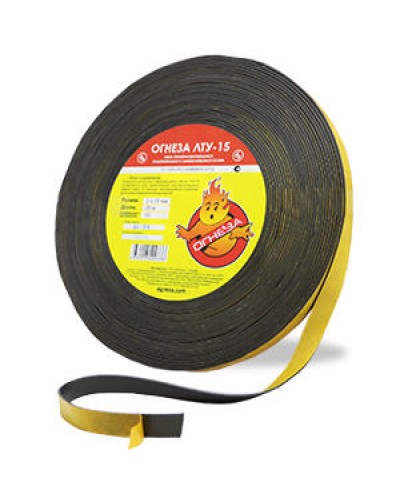 Лента термоуплотнительная ОгнезаОГНЕЗА-ЛТУ 1,5*15 мм., рулон 35 пог.м. в Пятигорске Дополнительное оборудование пожаротушения Pintop.ru