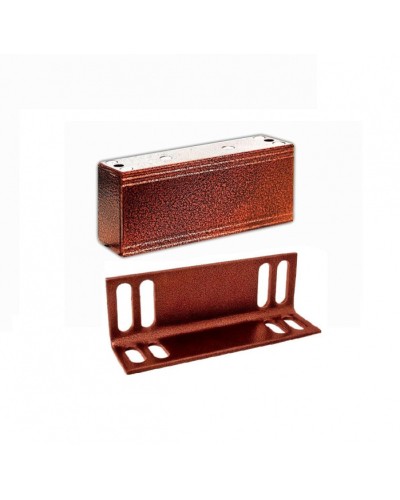 Замок электромагнитный Олевс М1-150 с уголком медный антик в Пятигорске Электромагнитные замки Pintop.ru