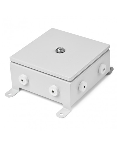 Коробка монтажная огнестойкая металлическая герметичная КМОМГ (12к х 10мм) 200х200х60 IP 54 (6 вводов) ПожТехКабель (076-453) в Пятигорске Распределительные коробки Pintop.ru