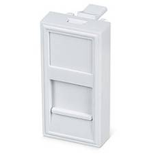 Вставка 45x22,5 (Mosaic) для 1 модуля формата Keystone Jack (FP-22,5-1M) Пожтехкабель СКС (202-030)