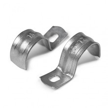 Скоба металлическая однолапковая 14-15 мм (100 шт/уп) ПожТехКабель (850-003)