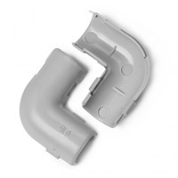 Угол 90° соединительный для труб 16мм, ПожТехКабель 703-001