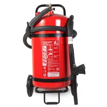 Огнетушитель ПОЖТЕХНИКА ОП-40(з) МИГ на тележке с перекрывным стволом, (баллон 50л., ОТВ-40кг)