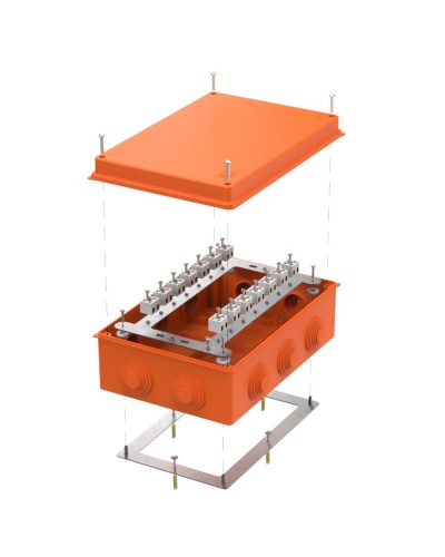 Коробка огнест. для о/п 40-0330-FR2.5-28 Е15-Е120 RAL2004 260х175х90 (7 шт/кор) Промрукав (40-0330-FR2.5-28) в Пятигорске Распределительные коробки Pintop.ru