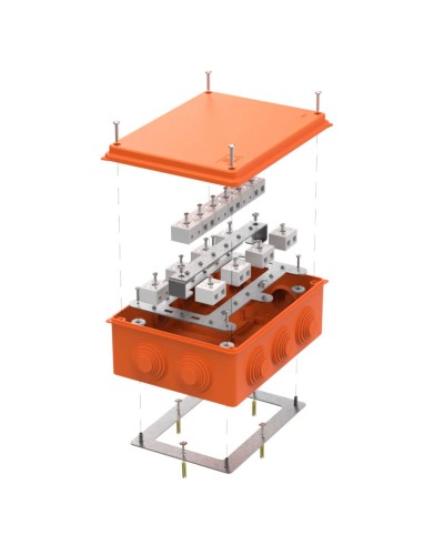 Коробка огнест. для о/п 40-0320-FR10.0-28 Е15-Е120 RAL2004 200х150х75 (5 шт/кор) Промрукав (40-0320-FR10.0-28) в Пятигорске Распределительные коробки Pintop.ru