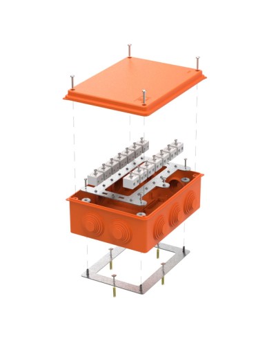 Коробка огнест. для о/п 40-0320-FR6.0-28 Е15-Е120 RAL2004 200х150х75 (5 шт/кор) Промрукав (40-0320-FR6.0-28) в Пятигорске Распределительные коробки Pintop.ru