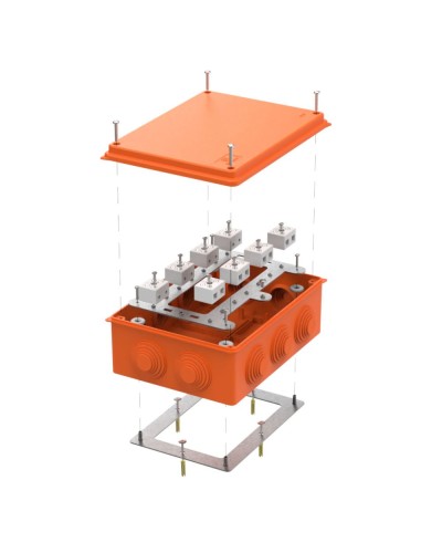 Коробка огнест. для о/п 40-0320-FR10.0-16 Е15-Е120 RAL2004 200х150х75 (5 шт/кор) Промрукав (40-0320-FR10.0-16) в Пятигорске Распределительные коробки Pintop.ru