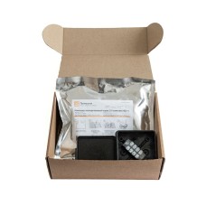 Коробка распред. двухкомп. (HF) 80х80х40 черная Промрукав (PR80.0175)