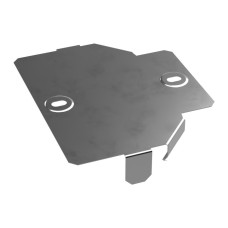 Крышка переходника симметричного Стандарт INOX (AISI 304) 150х100 Промрукав (PR16.5969)