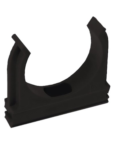 Крепёж-клипса для труб Полистирол черная д25 (100шт/1000шт уп/кор) Промрукав (02725ч) в Пятигорске Держатели, клипсы, скобы Pintop.ru