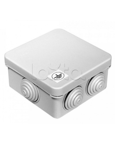 Коробка уравнивания потенциалов для открытой установки 80х80х40 (105шт/кор) Промрукав (40-0210-У) в Пятигорске Распределительные коробки Pintop.ru