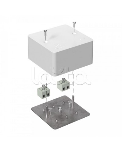 Коробка огнест для кабель-канала 40-0460-FR2.5-4 Е15-Е60 (латунь) 85х85х45 Промрукав (40-0460-FR2.5-4-Е60) в Пятигорске Распределительные коробки Pintop.ru