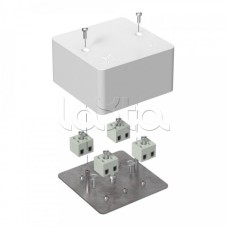 Коробка огнестойкая для кабель-канала 40-0460-FR2.5-8 Е15-Е60 (латунь) 85х85х45 Промрукав (40-0460-FR2.5-8-Е60)