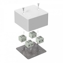 Коробка огнестойкая для кабель-канала 40-0460-FR6.0-8 Е15-Е60 (латунь) 85х85х45 Промрукав (40-0460-FR6.0-8-Е60)