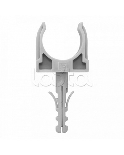 Крепеж-клипса с дюбелем серая д20 (100шт/1200шт уп/кор) Промрукав (PR13.0296) в Пятигорске Держатели, клипсы, скобы Pintop.ru