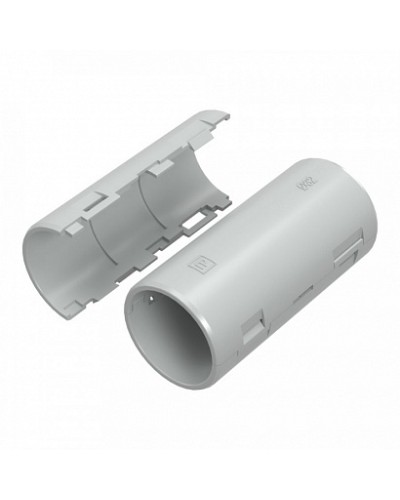 Муфта разборная d32 мм атмосферостойкая серая (5шт/210шт уп/кор) Промрукав (PR13.0432) в Пятигорске Повороты, муфты, тройники Pintop.ru