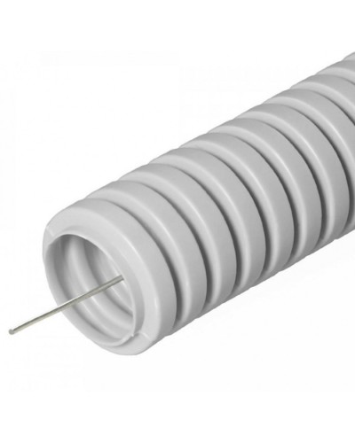 Труба гофрированная ПВХ тяжелая 750 Н серая с/з д50 (15м/660м уп/пал) Промрукав (PR.0150411) в Пятигорске Труба гофрированная Pintop.ru
