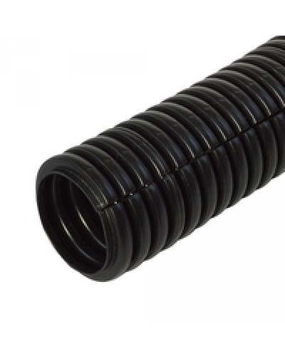 Труба гофрированная ПП лёгкая 350 Н безгалогенная (HF) разрезная черная д32 (25м/1375м уп/пал) Промрукав PR02.0066 в Пятигорске Труба гофрированная Pintop.ru