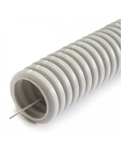 Труба гофрированная ПНД лёгкая 350 Н безгалогенная (HF) стойкая к ультрафиолету серая с/з д63 (15м/360м уп/пал) Промрукав (PR02.0135) в Пятигорске Труба гофрированная Pintop.ru