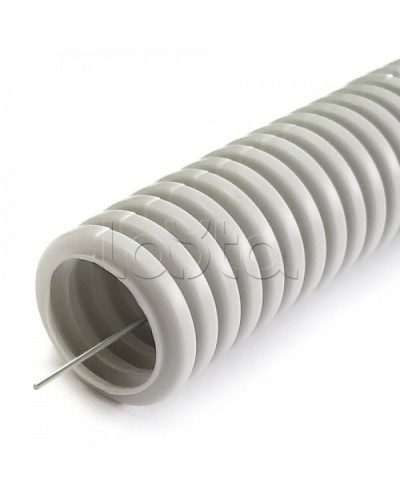 Труба гофрированная ПНД лёгкая 350 Н безгалогенная (HF)серая с/з d16 мм (10м) Промрукав (PR02.0450) в Пятигорске Труба гофрированная Pintop.ru