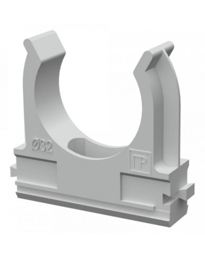 Крепеж-клипса для труб АБС-пластик в п/э д32 (25шт/500шт уп/кор) Промрукав (PR.02632) в Пятигорске Держатели, клипсы, скобы Pintop.ru