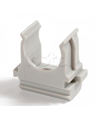 Крепёж-клипса для труб Полистирол д20 (100шт/1500шт уп/кор) Промрукав (PR.02720) в Пятигорске Держатели, клипсы, скобы Pintop.ru