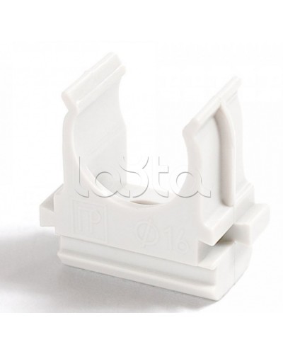Крепёж-клипса для труб Полистирол белая д50 (10шт/200шт уп/кор) Промрукав (PR.02750б) в Пятигорске Держатели, клипсы, скобы Pintop.ru