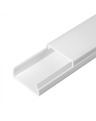 Кабель-канал белый 2-й замок в п/э 40х16 (56м/уп) Промрукав PR.0325206 в Пятигорске Кабель-канал Pintop.ru