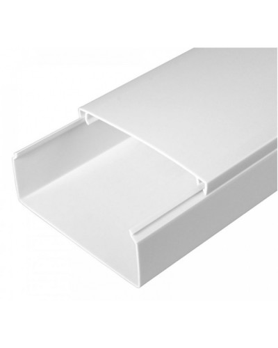 Кабель-канал белый 2-й замок в г/к 100х40 (24м/уп) Промрукав (PR.0510040) в Пятигорске Кабель-канал Pintop.ru