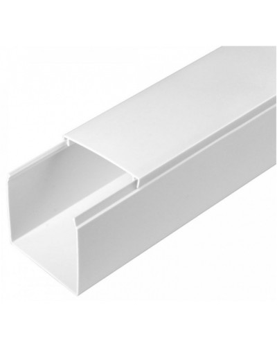 Кабель-канал белый 2-й замок в г/к 60х60 (24м/уп) Промрукав (PR.056060) в Пятигорске Кабель-канал Pintop.ru