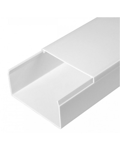 Кабель-канал белый 2-й замок в п/э 80х40 (30м/уп) Промрукав (PR.0580401) в Пятигорске Кабель-канал Pintop.ru