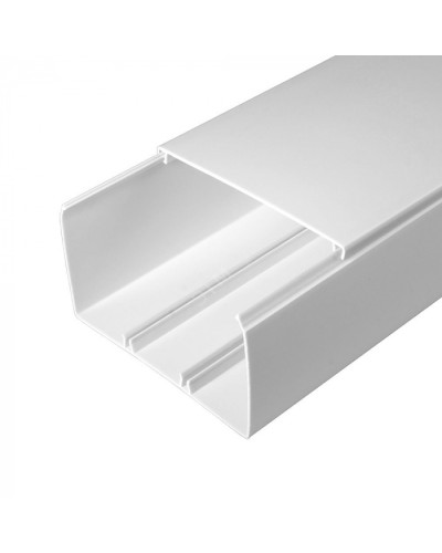 Кабель-канал белый 2-й замок в п/э 100х60 (16м/уп) Промрукав PR.0610061 в Пятигорске Кабель-канал Pintop.ru