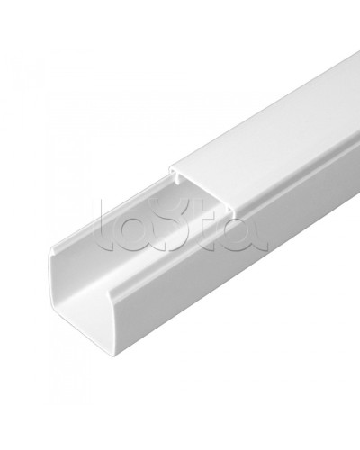 Кабель-канал белый 2-й замок в п/э 25х25 (48м/уп) Промрукав PR.0625251 в Пятигорске Кабель-канал Pintop.ru