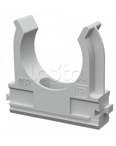 Крепеж-клипса для труб АБС-пластик в карт д32 (50шт/500шт уп/кор) Промрукав (PR.0632) в Пятигорске Держатели, клипсы, скобы Pintop.ru