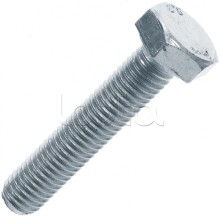 Болт с шестигранной головкой оцинкованный М12х50 (DIN 933) (25 шт/уп) Промрукав (PR08.2360)