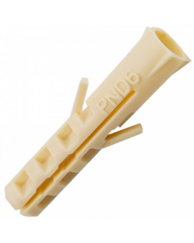Дюбель нейлоновый PND 6х30 (100шт/уп) Промрукав (PR08.3621) в Пятигорске Крепеж: Дюбели, шурупы, саморезы Pintop.ru