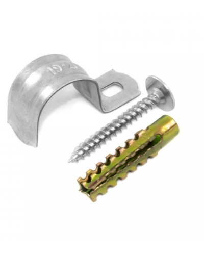 Комплекты для крепления ОКЛ с использованием самореза, дюбеля и скобы СМО 14-15 (100 шт) Промрукав (PR08.4994) в Пятигорске Держатели, клипсы, скобы Pintop.ru