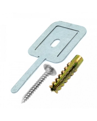 Комплекты для крепления ОКЛ с использованием самореза, дюбеля и хомута FR ПР-40 (100 шт) Промрукав PR08.5201 в Пятигорске Огнестойкие кабельные линии Pintop.ru